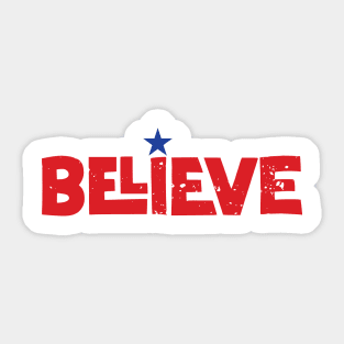 "Phillies Believe" Support Philadelphia Sticker